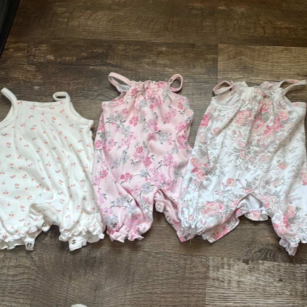 Spaghetti strap rompers